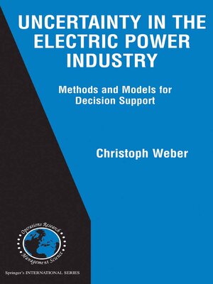 cover image of Uncertainty in the Electric Power Industry